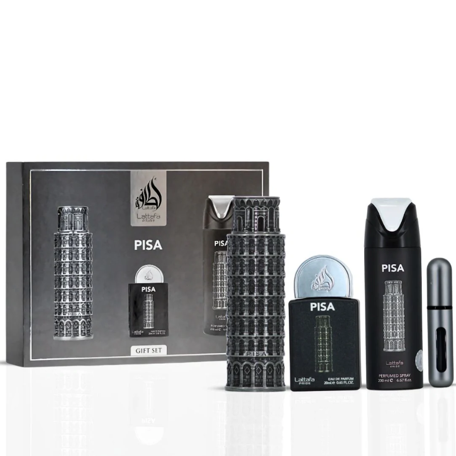 Lattafa - Pisa 3-Piece Perfume Gift Set – Image 4